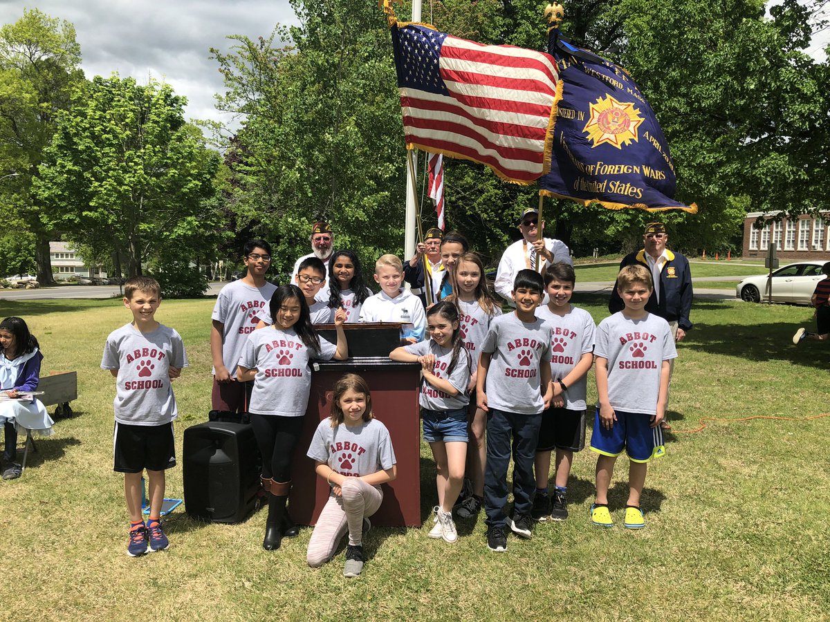 AbbotElementary's tweet image. Memorial Day Ceremony