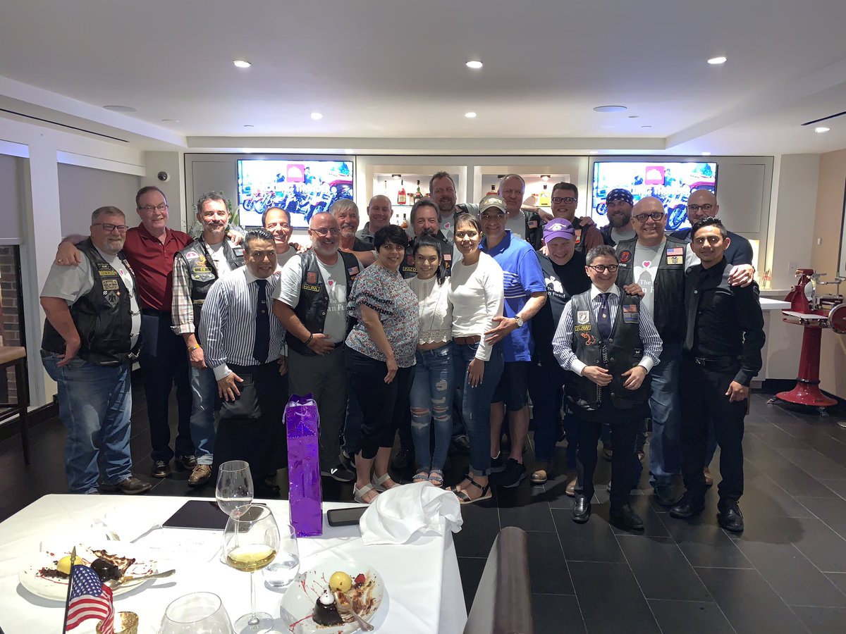 aslawetsky's tweet photo. Thank you #cafemilano! #RideForJillian
#patriotspack
#rollingthunder
#TheJillianFund https://t.co/Fngs5g1Xnx