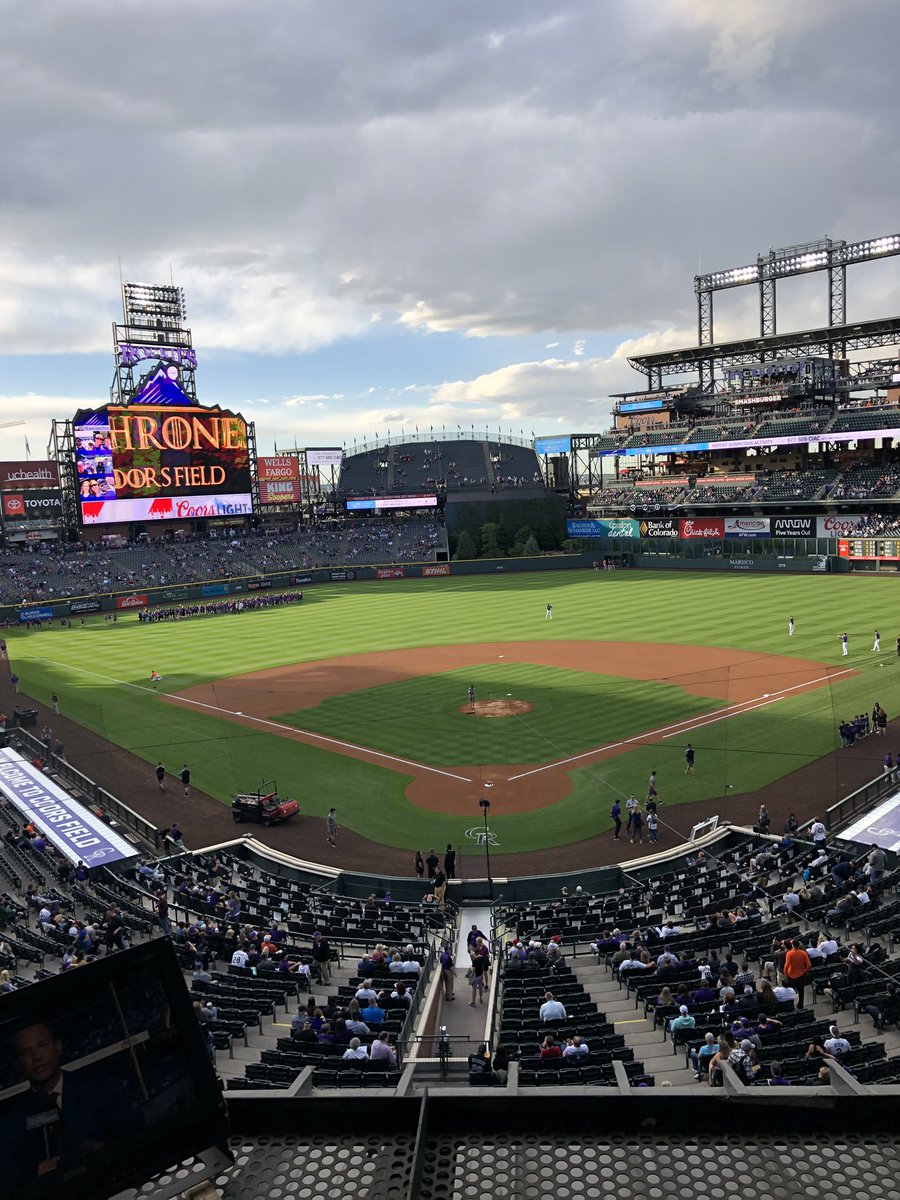 Nicole80017's tweet photo. @DrewGoodman42 We can’t thank you enough for making our @Rockies dreams come true!! Thank you for your incredible generosity!! You’re amazing!! 💜🖤💜⚾️💜🖤💜🖤⚾️💜🖤⚾️ @AflatBsharp #pressbox #rockies #dreammade https://t.co/Vzj25HEZzr