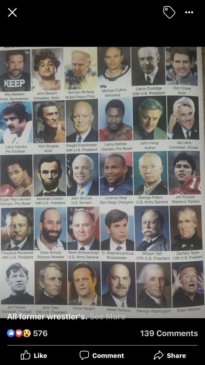 LHSwrestlers's tweet image. In case you wonder...”Did anyone famous ever wrestle?”   Only the best!!!