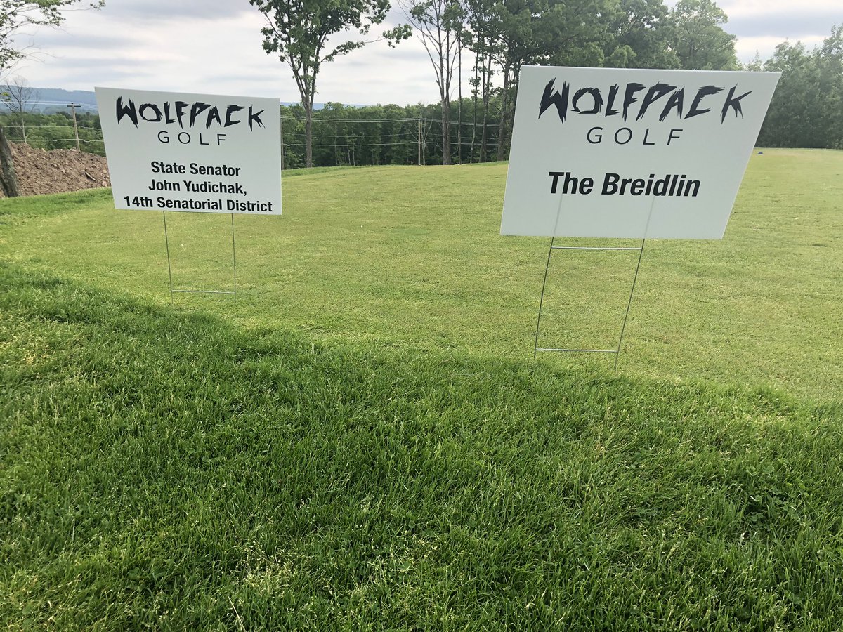 area_golf's tweet photo. Thanks to our sponsors we had a wonderful event. We couldn’t do it without you. Thank you for supporting the Wolfpack golf team and it’s student athletes! https://t.co/Wir8CPVga7