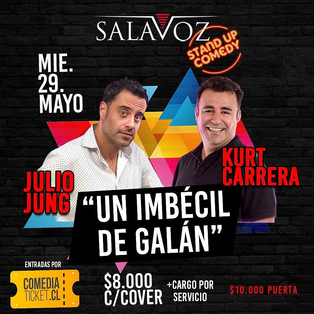 SalaVozOficial's tweet photo. #Concepción ! Este miércoles Kurt Carrera y Julio Jung en #salavoz. Compra tus entradas a través de https://t.co/1LSOM5Raxb 
#standupcomedy https://t.co/lav8syShmr