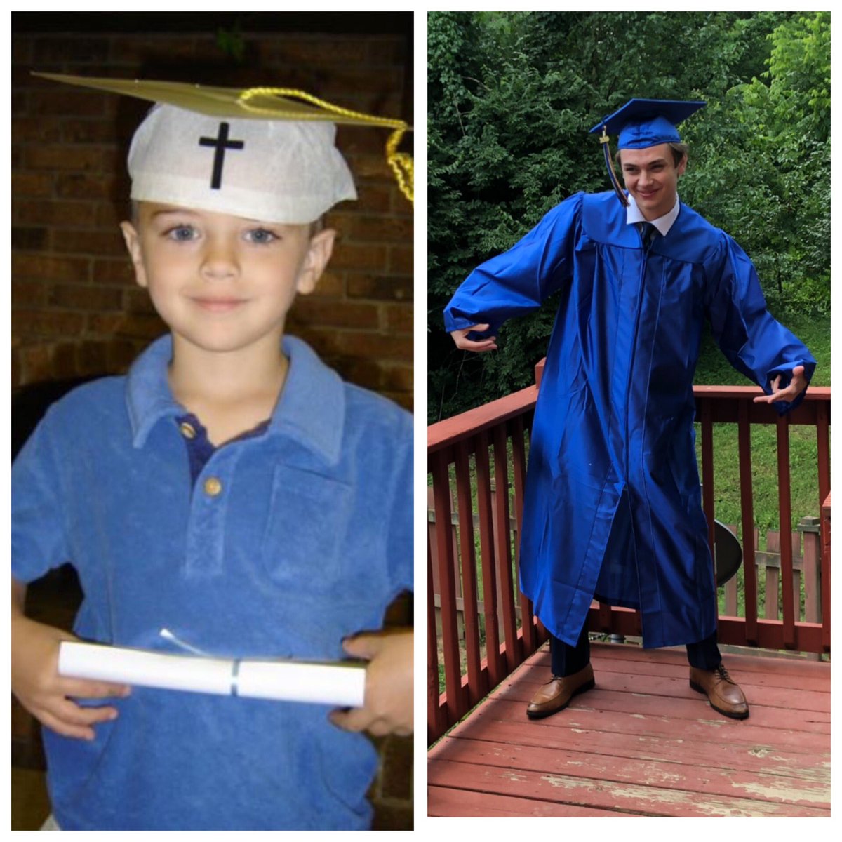LSperduto's tweet photo. This cutie graduated today. We are so proud of you Cosmo - keep following your dream. xoxoxo https://t.co/qpPgZZI8GJ