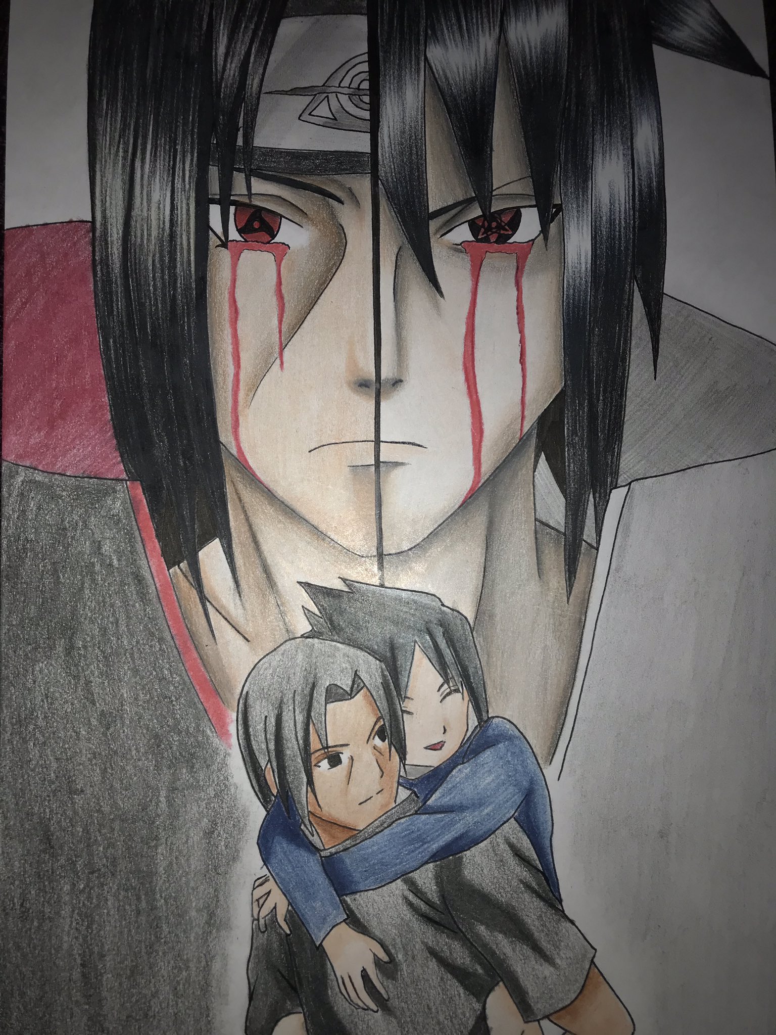 Itachi and Sasuke Drawing  Naruto Amino