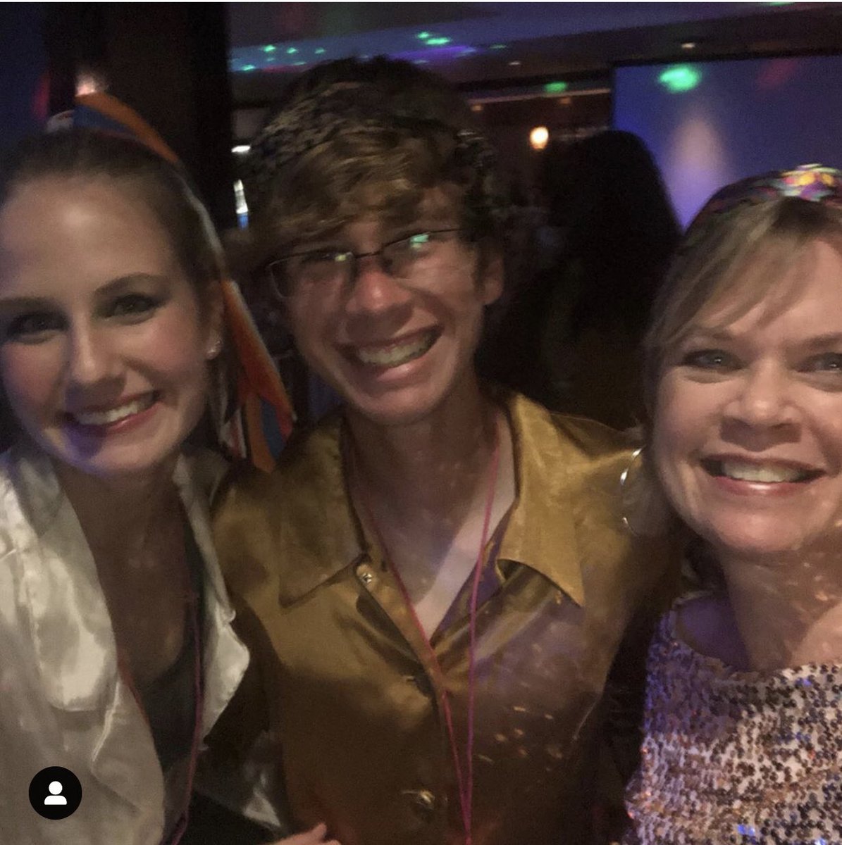 Orchestraknight's tweet photo. The orchestra caught Disco Fever last night at their annual banquet!  It was outa sight!  #clearfallshs https://t.co/U3OuSiSGcX