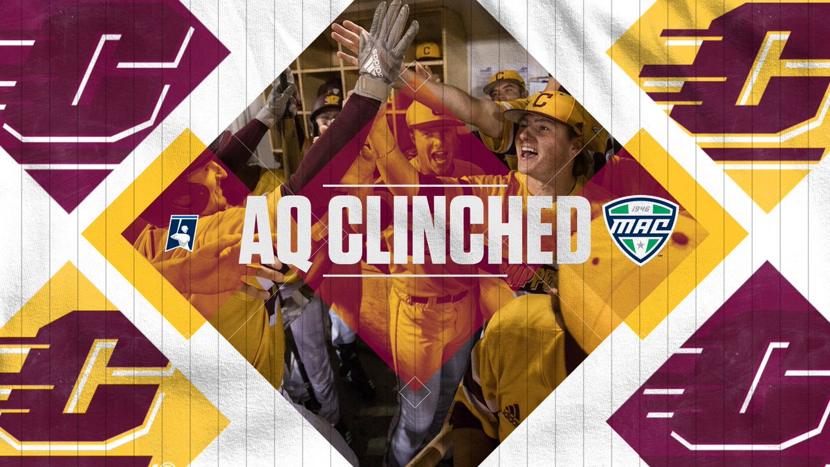 NCAABaseball's tweet photo. The @MACSports AQ has been claimed by @CMUBaseball! 

The Chippewas are going dancing! 

#RoadToOmaha https://t.co/y0fT3OTKWv