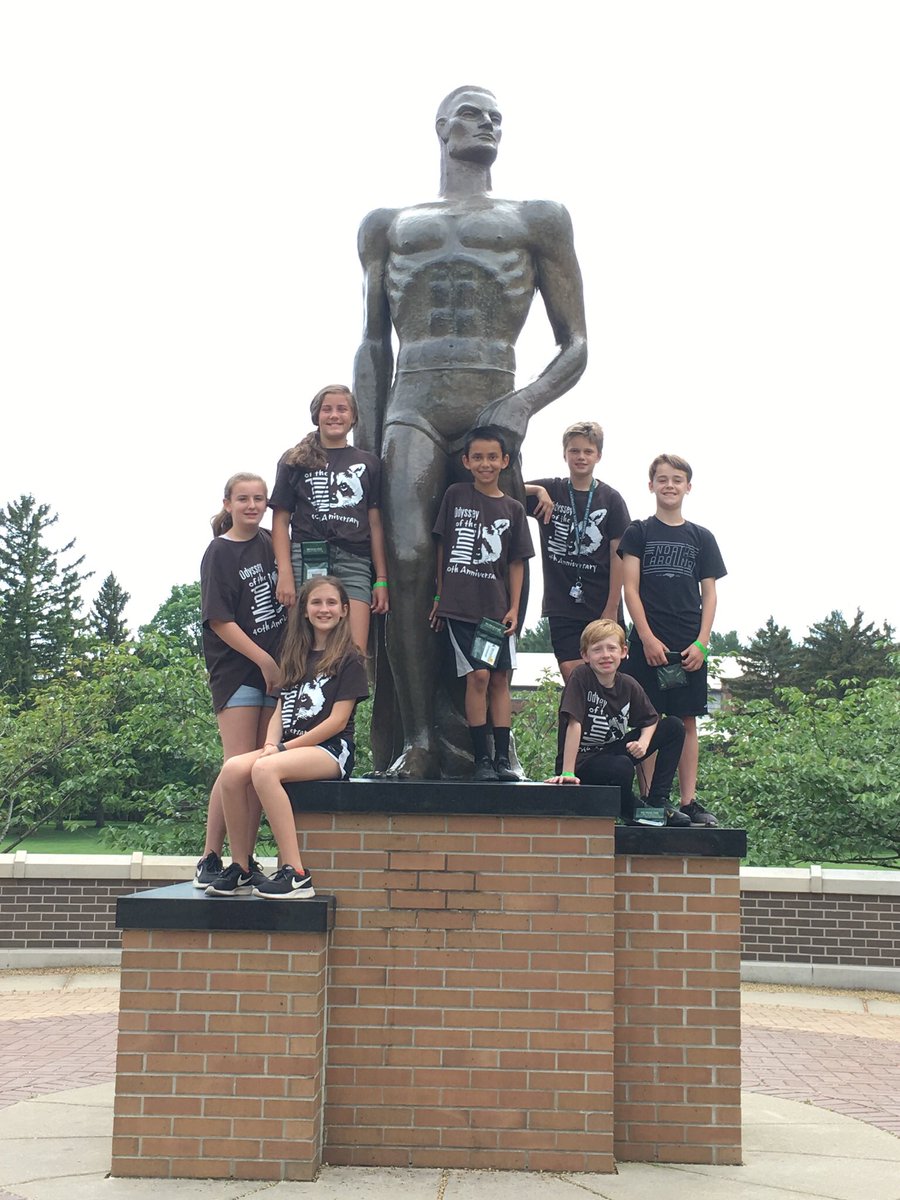 neil_raymer's tweet photo. Odyssey of the Mind World Finals is a wrap! @meadowlarkws Division 1 team finished 9th place out of 53 teams!  Fifteen countries were represented here in the World Finals.  Way to go Explorers! https://t.co/R2BPr5PzsW