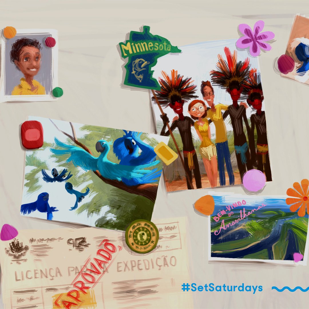 blueskystudios's tweet photo. A concept design of Blu and Linda's refrigerator back home in Minnesota. ๐#SetSaturday https://t.co/xeYDYFy8qa
