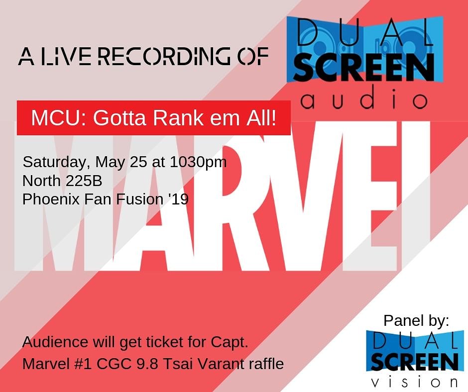 DualScreenVis's tweet photo. Just 3 hours until our #phxcc #phxcomicon #PHXFANFUSION panel on MCU! L https://t.co/Joh4i1jejh