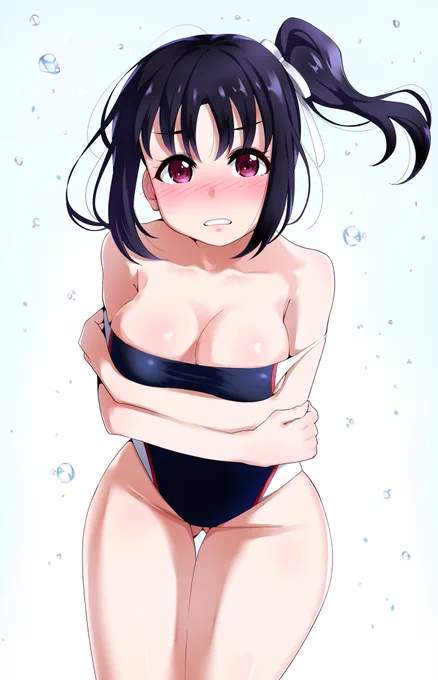 #気温が高いので気が早いが水着絵が見たい 以外と少なかったんでこれからゴリゴリ描いていく所存であります。 