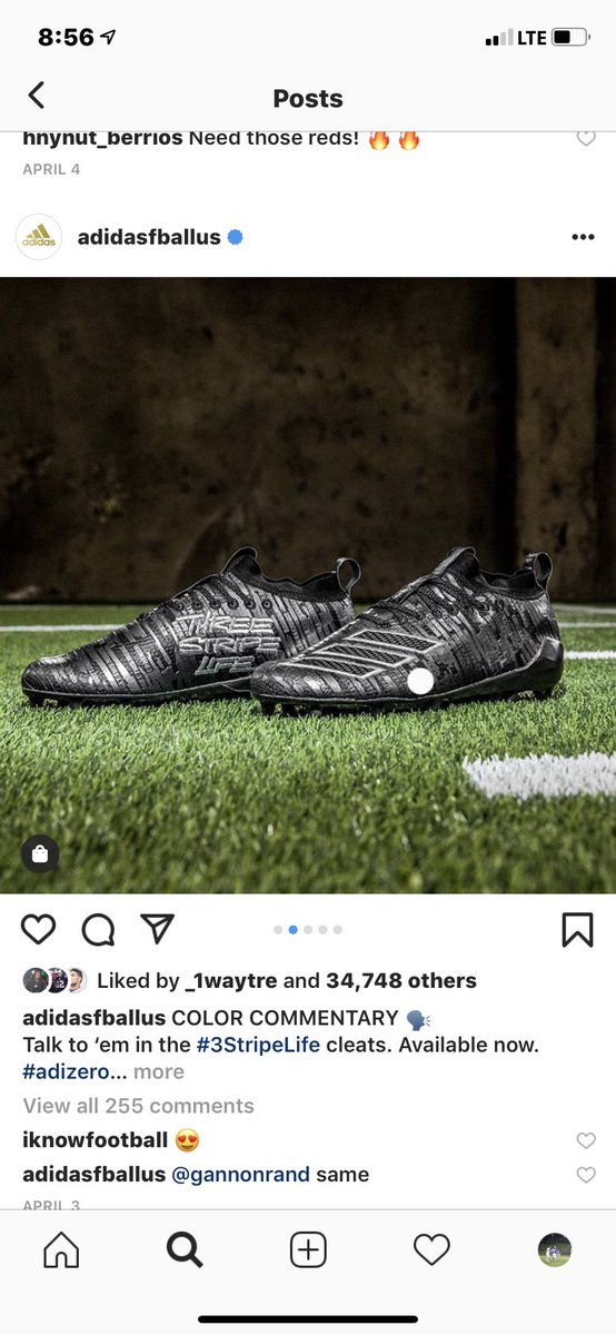 duckhunter980's tweet photo. @TeamJuJu @adidasUS what y’all think about these for my last year in football. I’m definitely getting them tomorrow can’t wait https://t.co/9WcTlWLjYN
