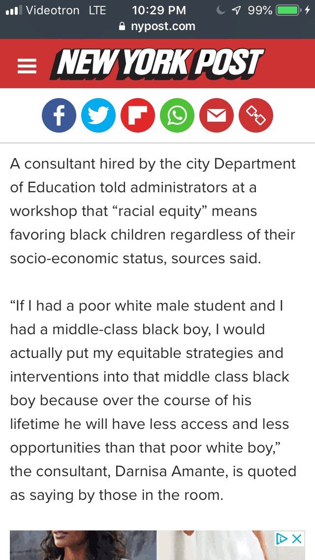 Lots of details about what $23 million mandatory implicit bias training for NYC educators looks like from the inside. Teachers instructed to favor middle class black students over poor white students  https://nypost.com/2019/05/25/teachers-allegedly-told-to-treat-black-students-as-victims-punish-whites/