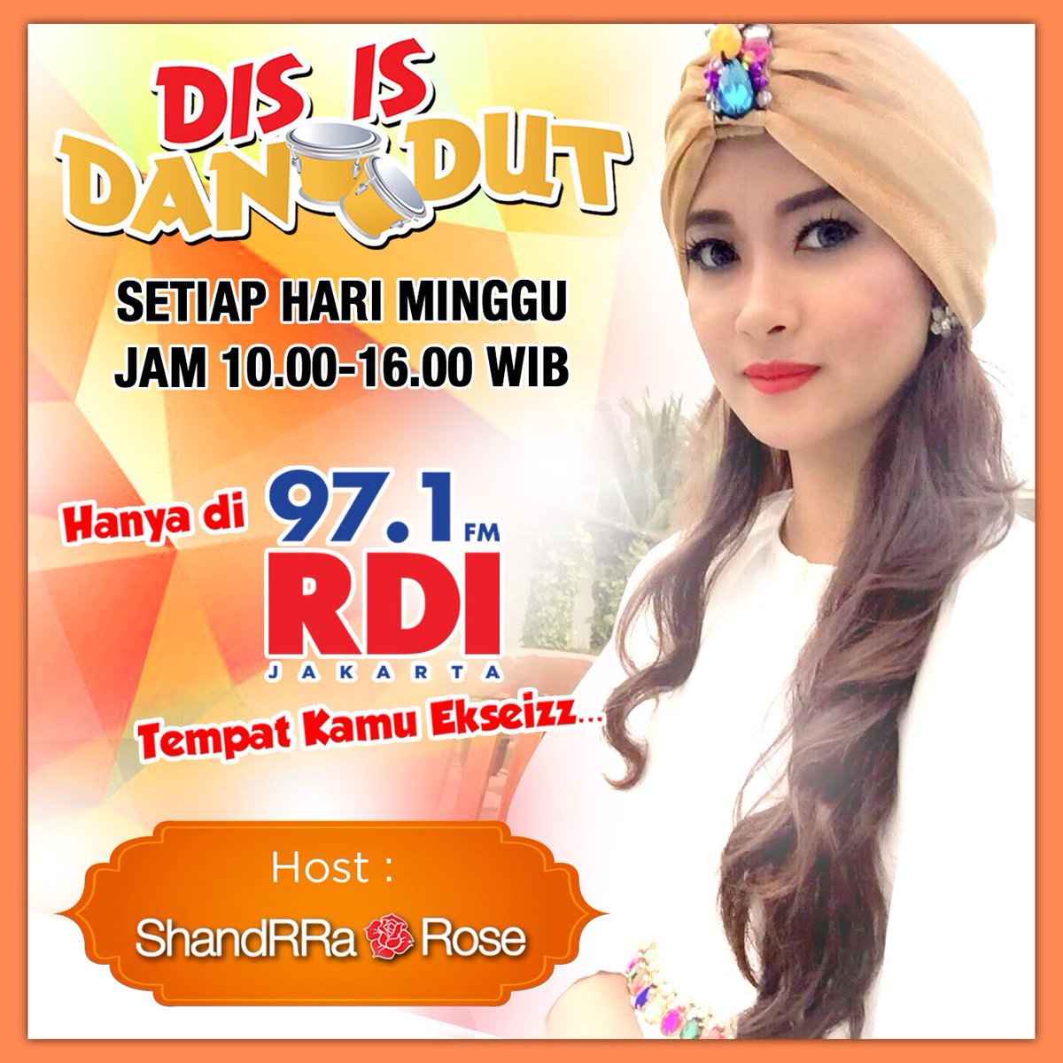 97.1 FM RADIO RDI JKT (@rdi971) on Twitter photo Eiiii.. dangdutan nyok! Biar lagi puasa juga boleh dong tetep goyang ditemenin sm <a href="/shandRRa_rose/">ShandRRa Rose</a> dan lagu dangdut ter-ekseizz sampai jam 4 sore ya <a href="/rdi971/">97.1 FM RADIO RDI JKT</a> #DisIsDangdut Eiiii.. dangdutan nyok! Biar lagi puasa juga boleh dong tetep goyang ditemenin sm <a href="/shandRRa_rose/">ShandRRa Rose</a> dan lagu dangdut ter-ekseizz sampai jam 4 sore ya <a href="/rdi971/">97.1 FM RADIO RDI JKT</a> #DisIsDangdut
