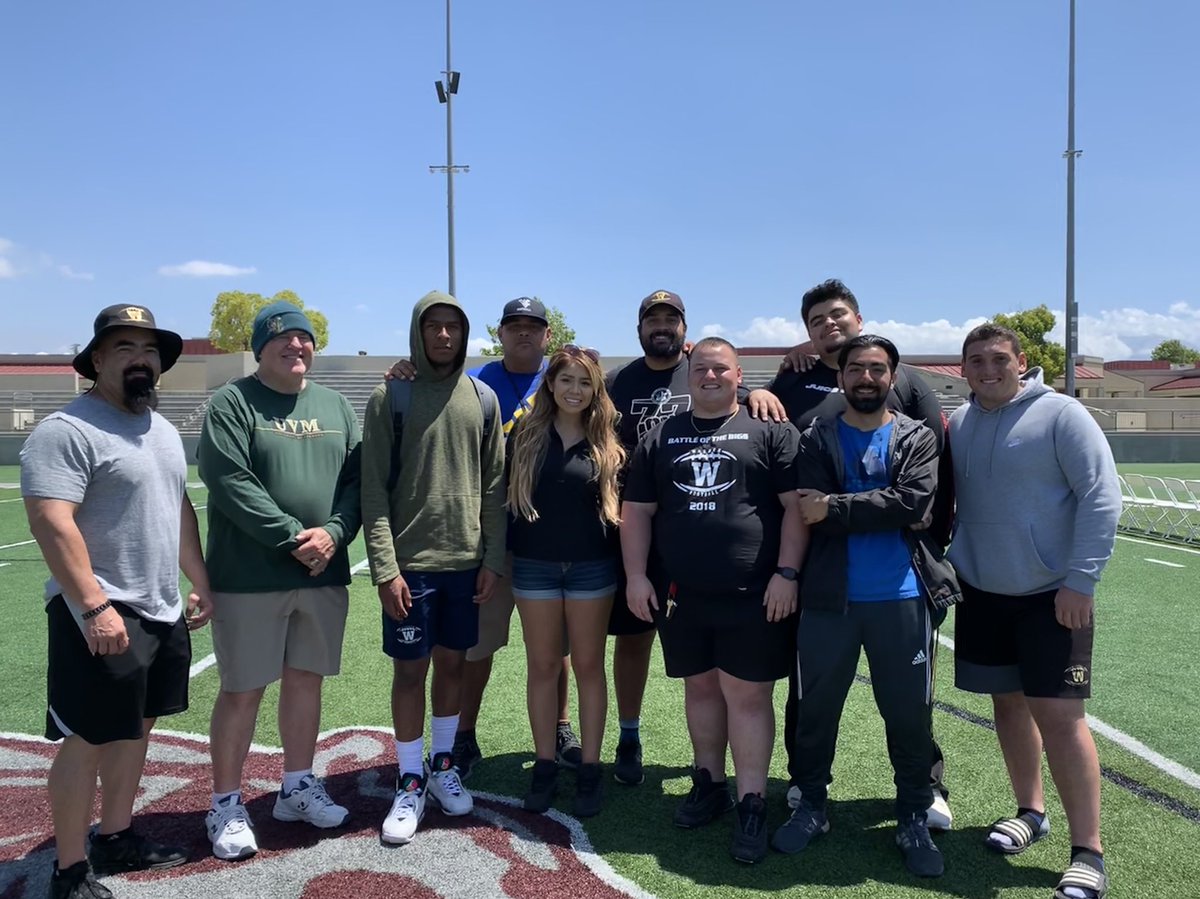 WVMFootball's tweet photo. Thank you to all our Warren guest coaches for coming out today to West Valley! Some drove 2 hours to be here, we appreciate your hard work today!! #TheirTeamVsOurFamily #PowerOfTheUnit https://t.co/hFN3H7OWzg