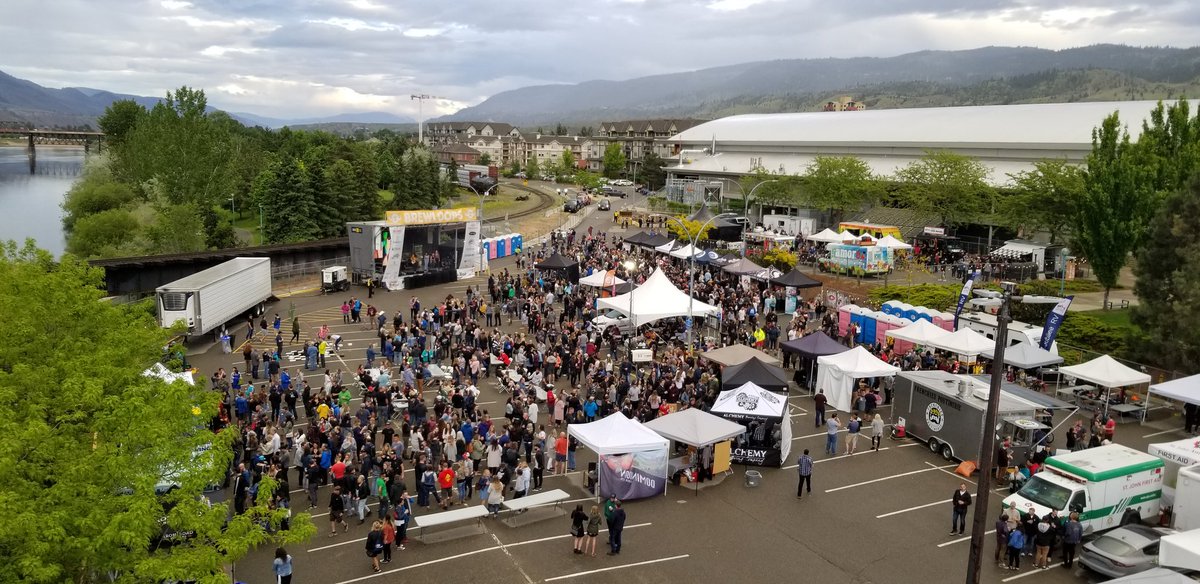 NeverABlindEye's tweet image. #Brewloops off to a fantastic start in #DowntownKamloops. #Kamloops