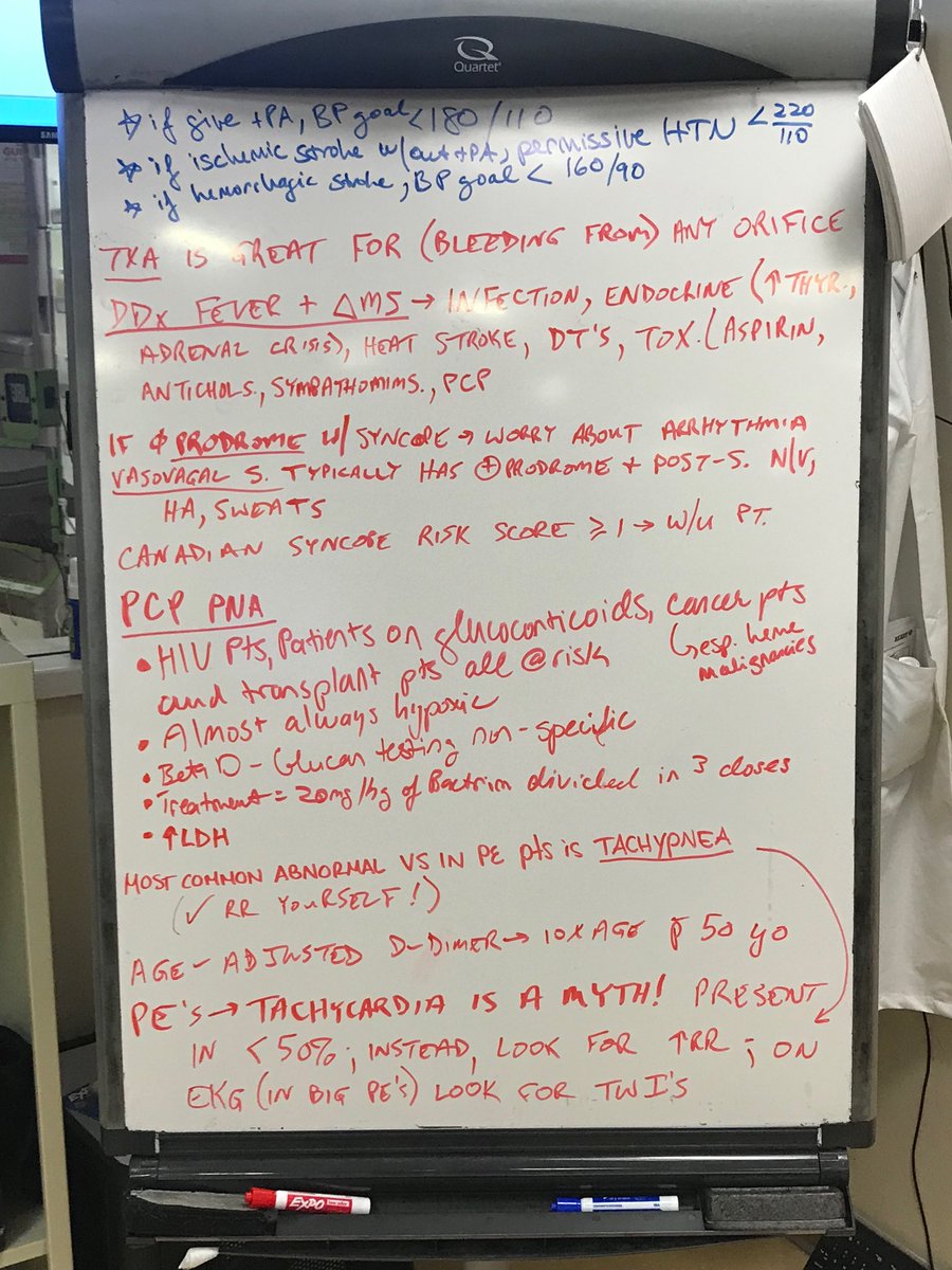 amalmattu's tweet photo. Saturday evening shift ⁦@UMEmergencyMed⁩ #FOAMed #WhiteBoardTeaching https://t.co/hnJYi0vTij