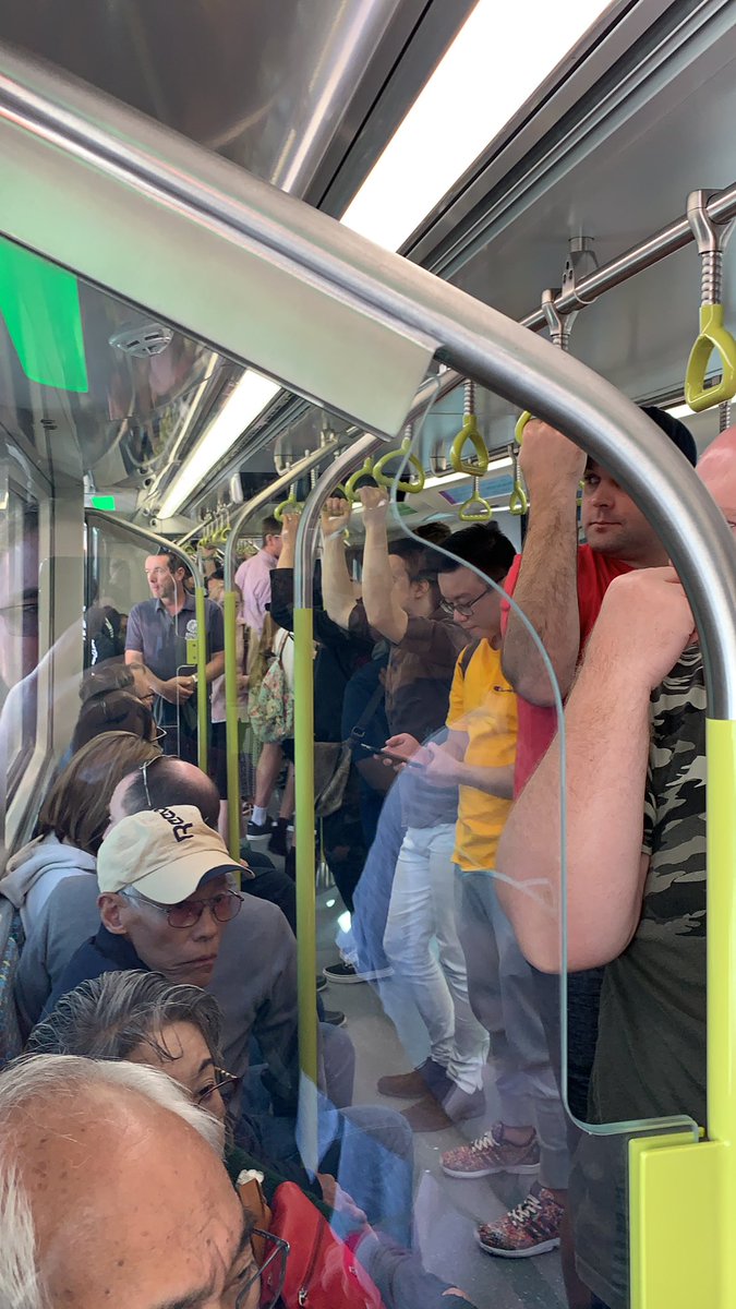 Teething issues ‘there are delays on the train network due to an operational issue at Macquarie Park’ - been held here at Cherrybrook for 20 minutes #sydneymetro #sydneytrains #teethingissues
