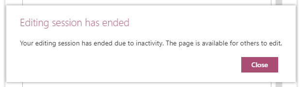 koskila's tweet image. One of my favorite features in #ModernSharePoint... Saves users from so many headaches! 😁