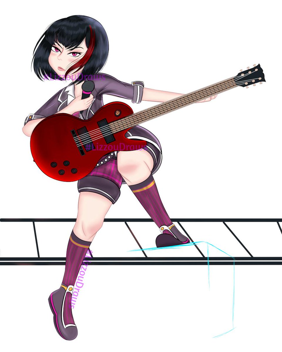LizzouDraws's tweet photo. I tried my best! Bootleg sai ran out of data so i couldn't draw how i wanted it to be so.. yeah! ...Hi. lol
 #LizzouDraws #GBP #Commission #RanMitake #DigitalArt https://t.co/gB67W5XM8w