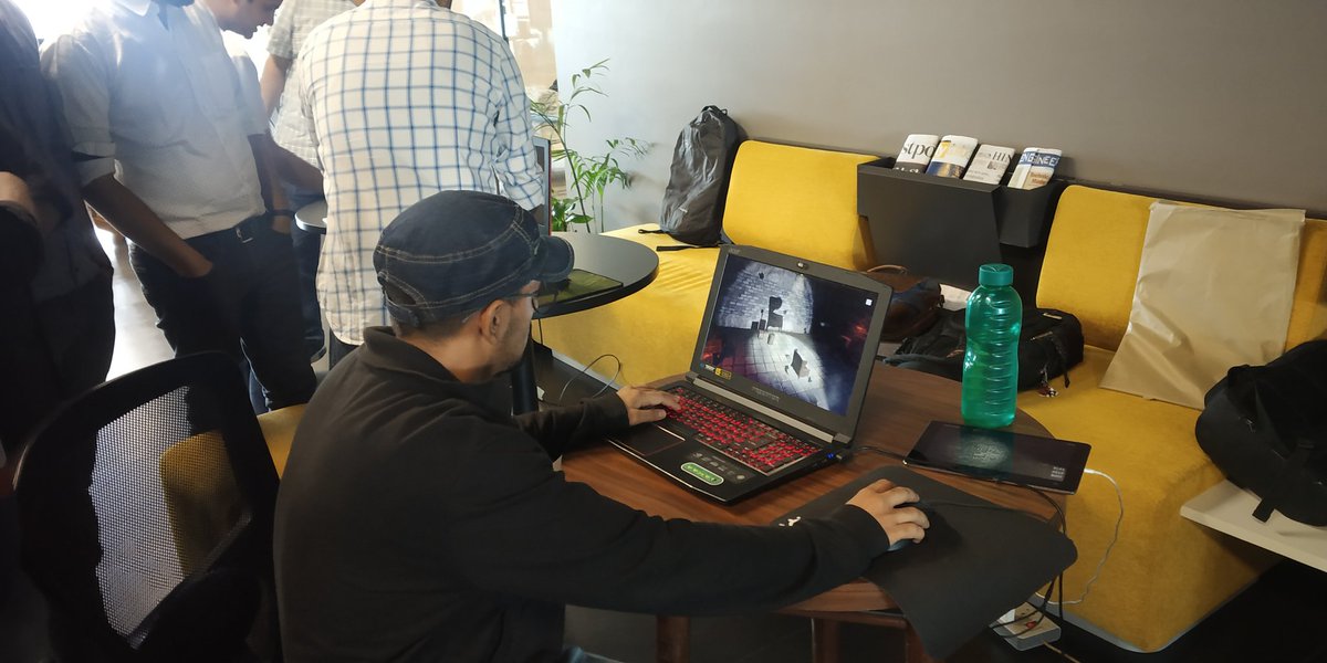 playbaegames's tweet photo. We had a blast at #UnityDayDelhi showcasing our game. We got to meet a lot of amazingly talented developers from the NCR. So glad to see the NCR community blossoming. Thank you @Unity3DIndia for organising this event :)
#madewithunity #indiedev #gamedev #screenshotsaturday https://t.co/xy4A6SBjrX