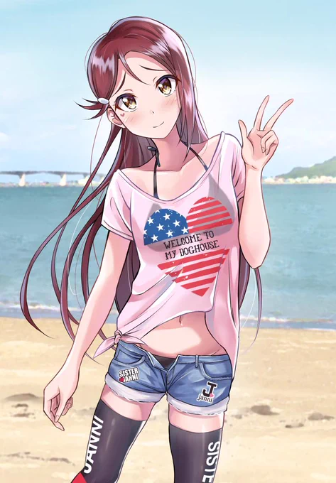 #気温が高いので気が早いが水着絵が見たい
ビキニ水着大好き人間なので季節を問わず性癖で描いてます。
控えめお乳とビキニの組み合わせって最強よね! 