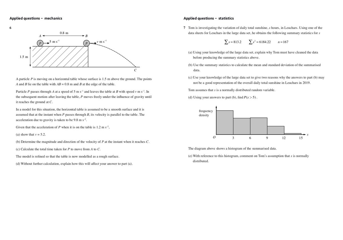 **10 days to go**

Our A Level Question Countdown has begun! 

Find Question Sheet 1 + Solutions at crashmaths.com/a-level-countd…

Each sheet has 2 standard questions, 2 problems, 1 modelling question, a mechanics question and a stats question - plenty of practice! #mathschat