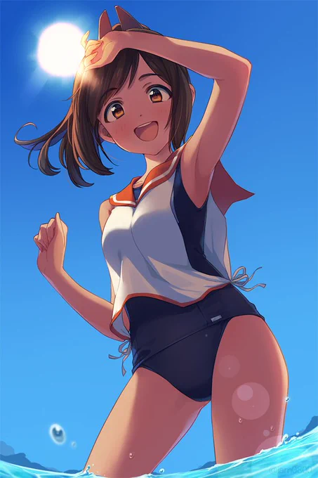 提督、今日も暑かったね 