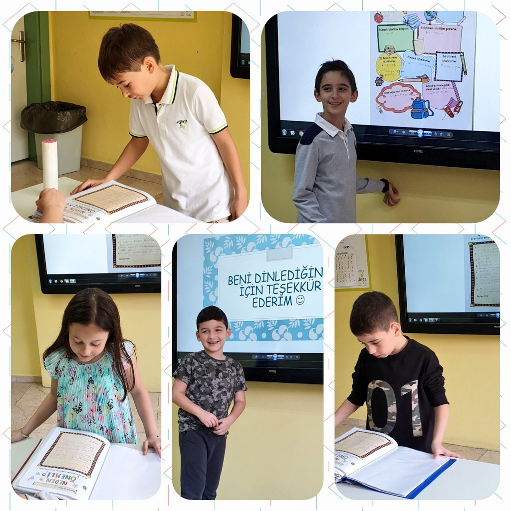 gozdecvzc's tweet photo. Portfolyo sunumumuzu başarılı bir şekilde gerçekleştirdik 🌟👫👍🏻 Artık 3.sınıf oluyoruz ⌛🎉 #çocuklarımbüyüyor #2B @Serkan_Celik52 @DogaUskudar @nurhansutlass @AliRizaLule @SanemBH @ramazansezr https://t.co/PdbXc0P4O5