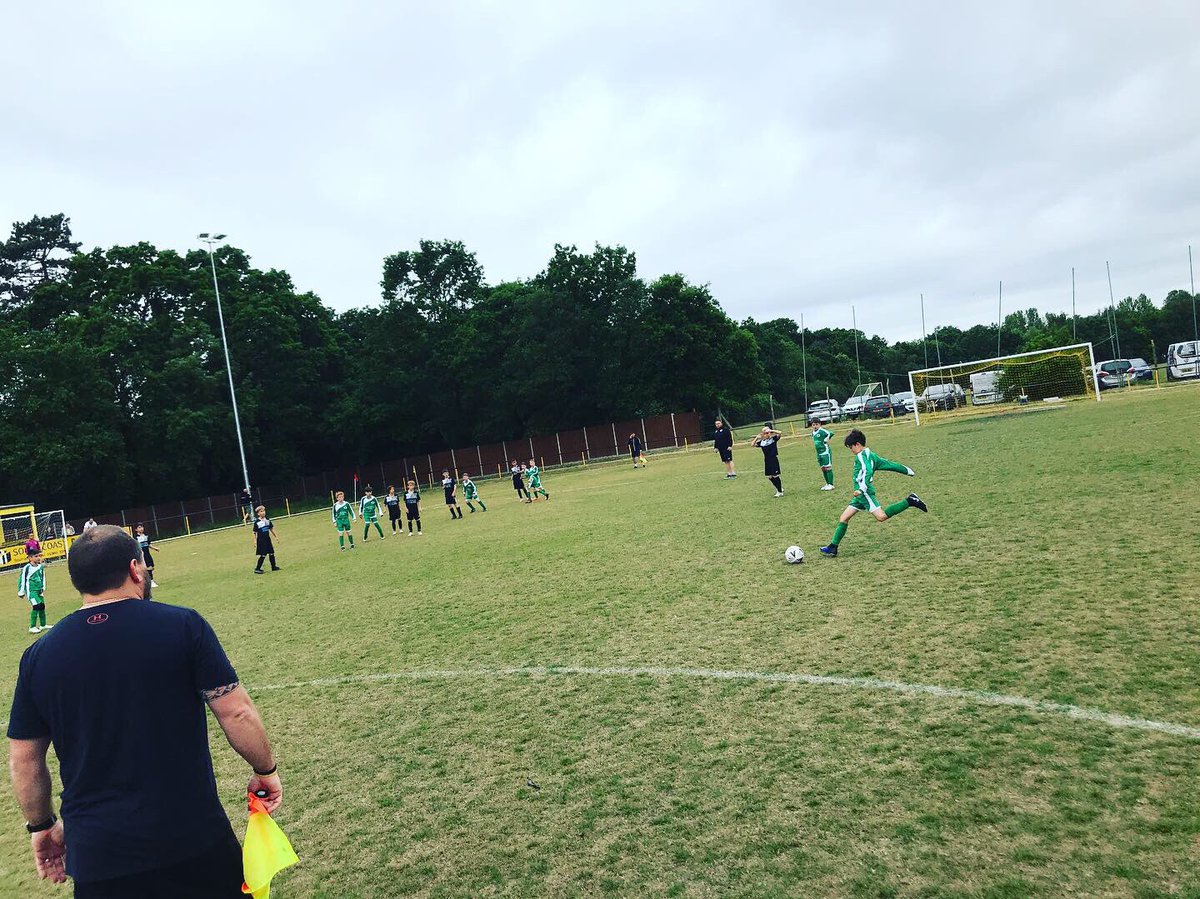 FFCevents's tweet photo. FFC finals day at @hamblefc this morning with the kids launching the event with their tournament ⚽️💛🎉 #FFC #kidfootball #hamblefc #charity #finalsday #event #football #southampton https://t.co/gfGFzbfPw1
