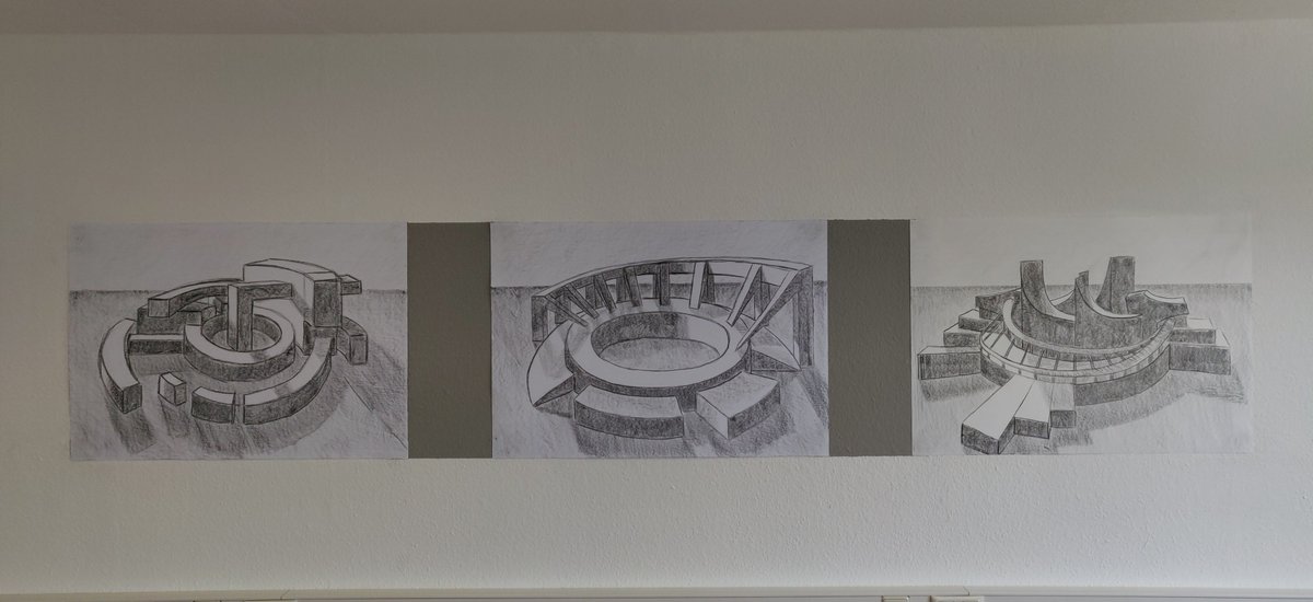 Here are my studies on "architecture and sculpture as an artwork" for the presentation in the next days.  Now I can finally share them with you guys. Therefore I got some sweet renders by @Splekh, so thanks for that! 

High quality renders and screenshots: imgur.com/a/jhqMoXo