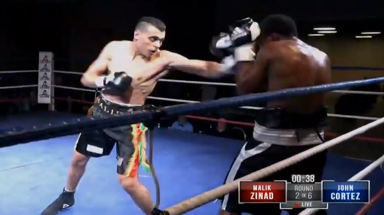 Lyobserver's tweet photo. #Libya boxer Malik Zinad won his Colombian opponent John Cortez via disqualification in the 3rd round, in a fight held in #Malta last night. The 26-year old fighter holds WBF International Light Heavyweight title with a record of 14 victories, 12 by Knockouts, and zero defeats. https://t.co/E5dkjMkzdV