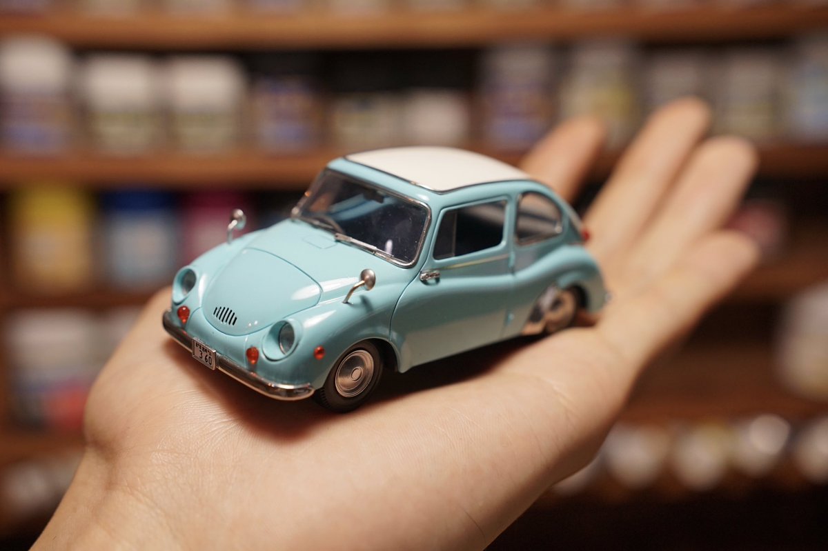 アリイ オーナーズクラブ 1/32 スバル360、完成しました〜٩( 