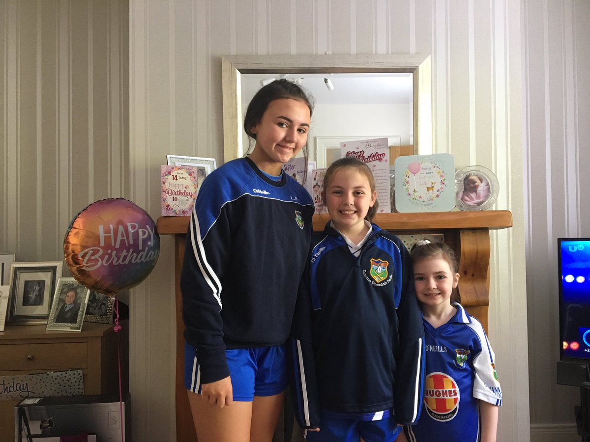 Busy morning ahead. Zoe making her club debut v’s Burren in u-6. Hollie v’s Burren in u-10 and Lia on her Birthday weekend away to Bredagh in u-14 @WarrenpointGAA #LGFA #BlueSisters #OneClub