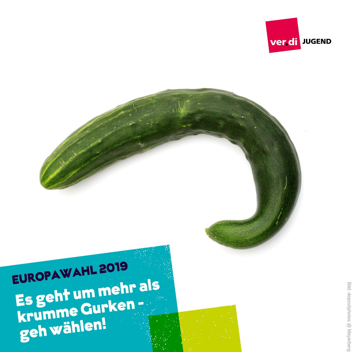Die sogenannten Euro-Skeptiker behaupten, in Brüssel ginge es nur um die Krümmung von Gurken. 🥒Aber das stimmt nicht!
Gib heute deine Stimme für mehr #Solidarität, Mindeststandards für die #Ausbildung, europäische Mindestlöhne und soziale Sicherheit.  #EUWahl2019 #EUWahl #vote