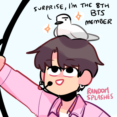 Randomsplashes's tweet photo. introducing the 8th member of bts

#btsfanart #BTS #JUNGKOOK #BTSatAllianzParque @BTS_twt https://t.co/jXe07vc1nq