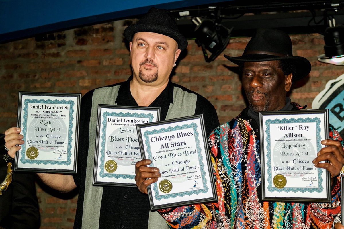 #ChicagoSlim #KillerRayAllison
Chicago Blues All-Stars . . Windy City’s Red, Hot &amp; Blue Revue Delivers Electrified Blues To Believers Worldwide
ChicagoBluesAllStars.com