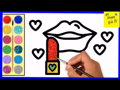youtube.com/watch?v=LpRNpX… Glitter Toy Lips Lipstick Colouring &amp; Drawing | Learn Colors for Kids, Toddlers | Happy Kids TV– Glitter Toy Lips Lipstick Colouring &amp; Drawing | Learn Colors for Kids, Toddlers | Happy Kids TV