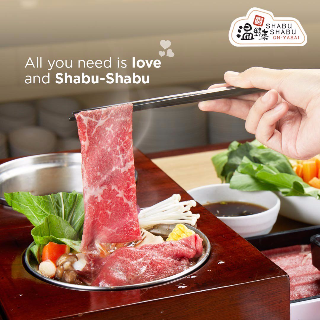 OnYasai_ID's tweet image. There are only two things in the world that will warm your heart and soul. There is love and there is Shabu-Shabu.

Mention your loved ones to warm it up with On-Yasai!

#OnyasaiID #shabushabu #kulinerjakarta #makansehat #meatlovers