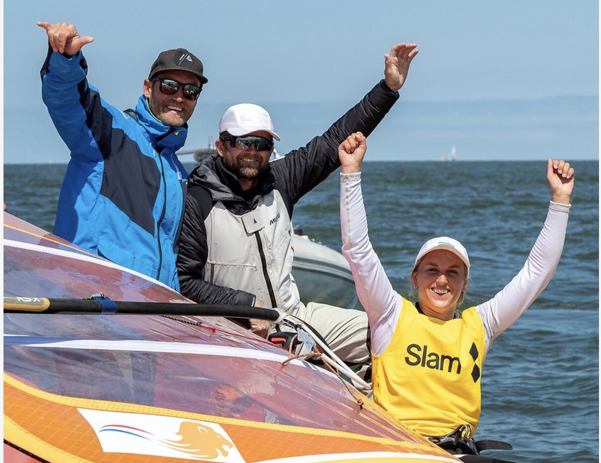 liliandegeus's tweet photo. Winning the @medemblikregatta for the first time🥇Amazing week with family, friends and sponsors. 

📸 @sandervanderborch.photography 

#winning #homewater #gold #medal #medemblikregatta #racing #windsurfing #foiling #worldline #excelerators #brunotti #revo #liv https://t.co/sIabjNWcyo