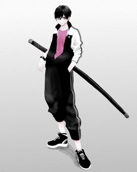 似せる気が1mmもない新八くん。 