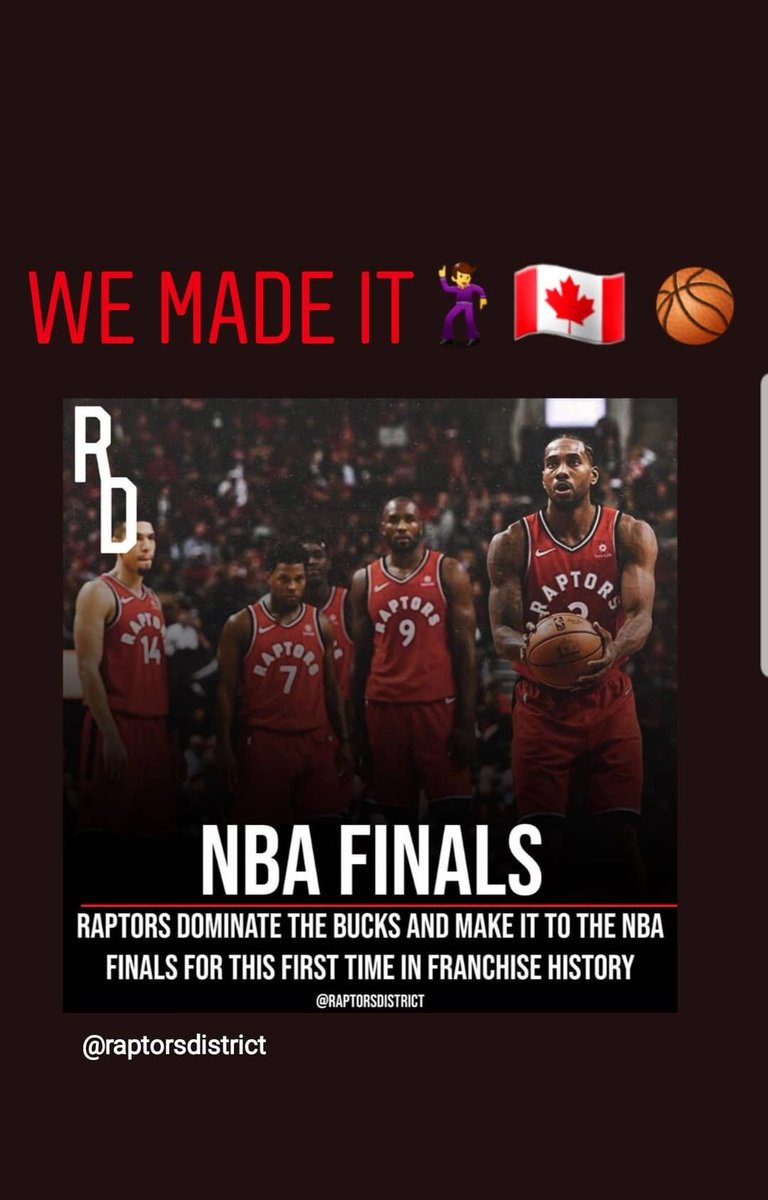 CanLube's tweet photo. We made it! @Raptors https://t.co/YsurbNOjJb