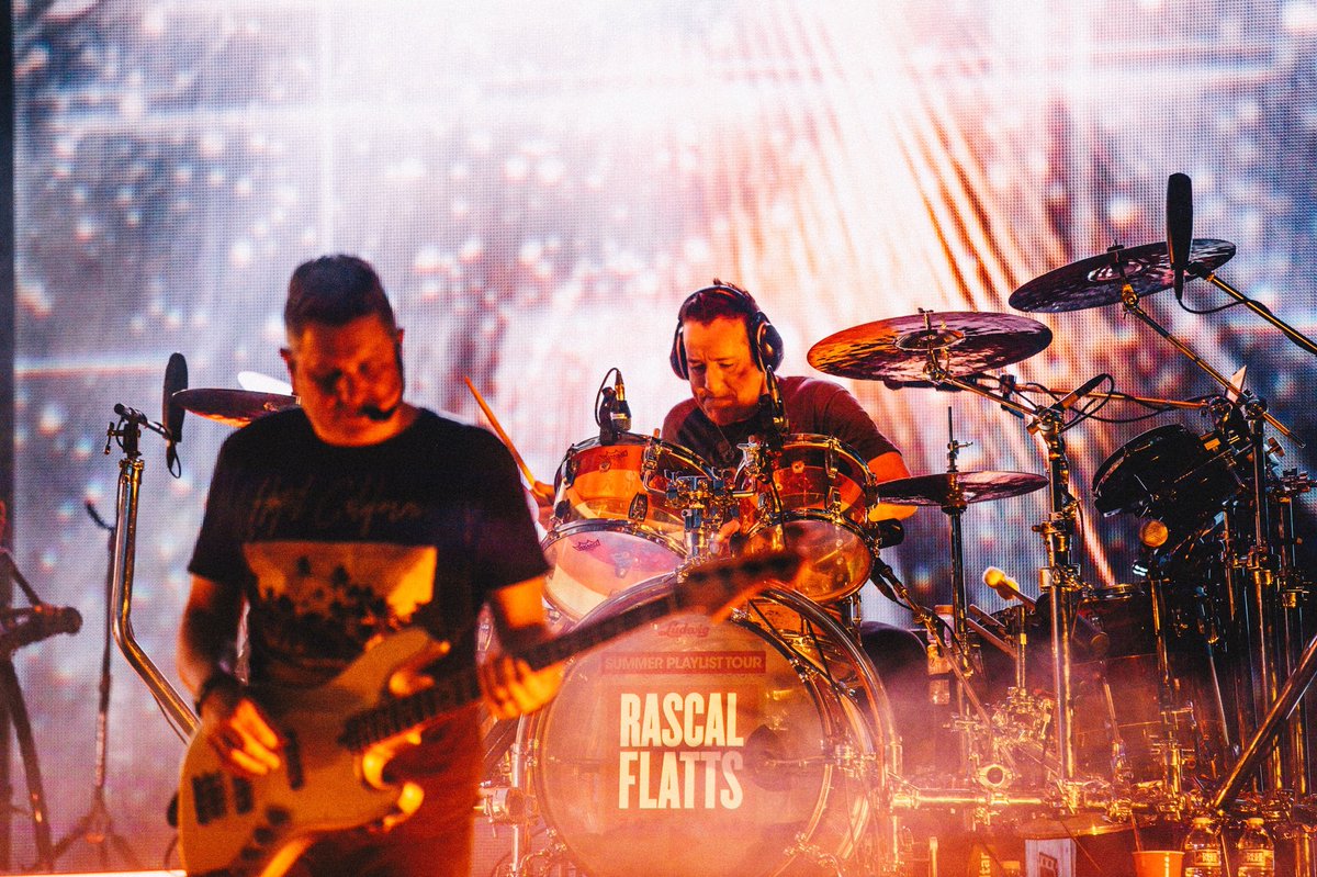 What a great weekend on the <a href="/rascalflatts/">Rascal Flatts</a> #SummerPlaylistTour <a href="/LudwigDrumsHQ/">Ludwig Drums</a> <a href="/SABIAN_Cymbals/">SABIAN Cymbals</a> <a href="/remopercussion/">Remo Inc.</a> <a href="/GibraltarDIY/">Gibraltar Hardware</a> <a href="/woodshedart/">Woodshed Stage Art</a>