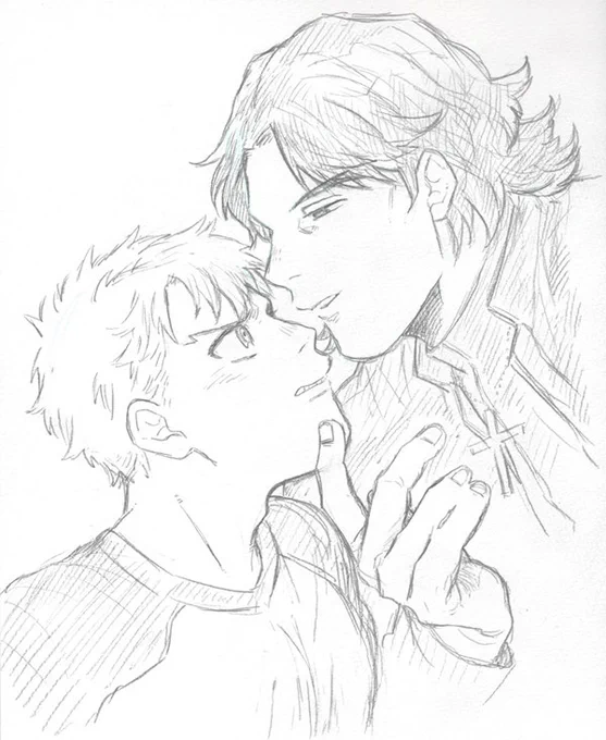 友達2人にスケブで言士描いてもらったー!!めっちゃ可愛い!!おすそ分け♡ 