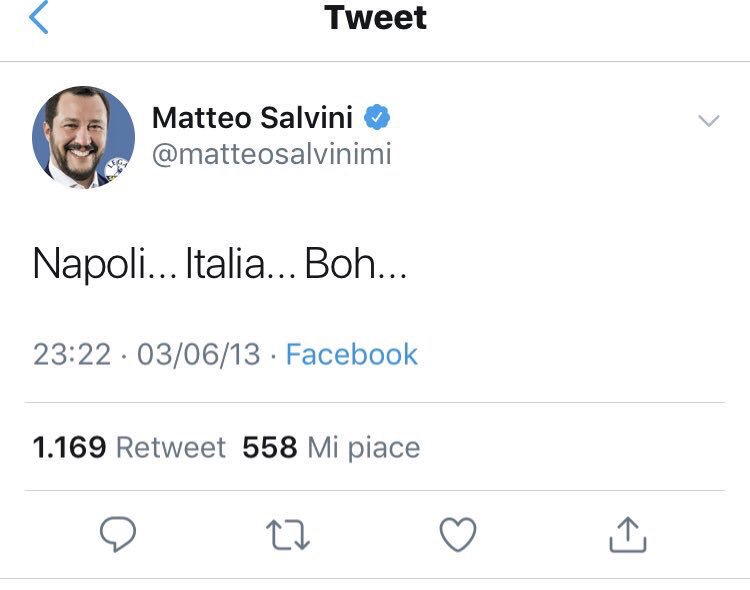 GabrieleGabbo81's tweet photo. Per tutti i miei compaesani , per tutti i terroni come me.

Non abbiate la memoria corta.

Non votate chi ci ha deriso e schifato per anni, e ora ci vuole raggirare

Cacciate l’orgoglio terrone!

#IoDomenicaNonVotoLega 
#FacciamoRete 
#Europee2019 #Silenzio_UNOparla_P1RLA https://t.co/IuGV0BcLTL