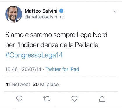 GabrieleGabbo81's tweet photo. Per tutti i miei compaesani , per tutti i terroni come me.

Non abbiate la memoria corta.

Non votate chi ci ha deriso e schifato per anni, e ora ci vuole raggirare

Cacciate l’orgoglio terrone!

#IoDomenicaNonVotoLega 
#FacciamoRete 
#Europee2019 #Silenzio_UNOparla_P1RLA https://t.co/IuGV0BcLTL