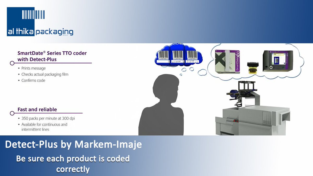 AlThika's tweet image. MARKEM IMAJE DETECT-PLUS TO ENSURE THE PRESENCE, POSITION AND QUALITY OF THE CODE ON YOUR PACKAGING – CODE CHECKER
#MarkemImaje #DetectPlus #CodeChecker @MarkemImaje @AlThika #Packaging #LabelChecker #Coders #UAE #Oman
althika.com/detect-plus/