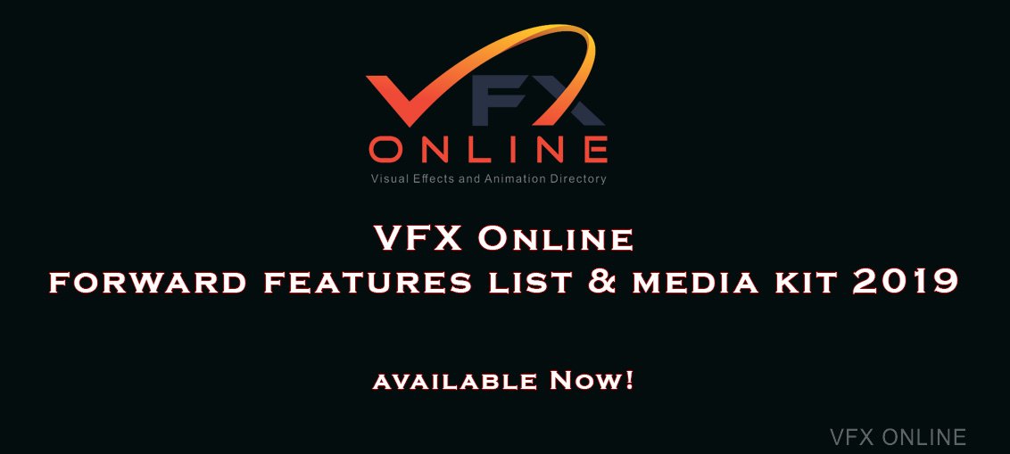 vfx_online's tweet photo. VFX Online Updated Forward Features List and Media Kit 2019 Available Now! If interested contact at editor@vfx-online.com. #vfx #animation #mediakit #forwardfeatures @LiaisonPR @GrammatikAgency @Curious_PR @MPC_Film @DigitalDomainDD @Pixomondo 

Read: https://t.co/Rar4dBKg7w https://t.co/RE86Z7TWZN