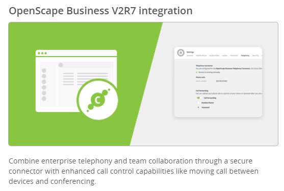MCarlosUCC's tweet image. Interesting news with the latest @CircuitHQ update #sprint122 from @UnifyCo  #workstream #collaboration #UCaaS

Mute state remembered
Domain statistics 
OpenScape Business V2R7 integration
Incoming webhook
WebRTC routing policy

#TripleWin @Swisscom_B2B_de @SwissproS @UnifyCo_CH