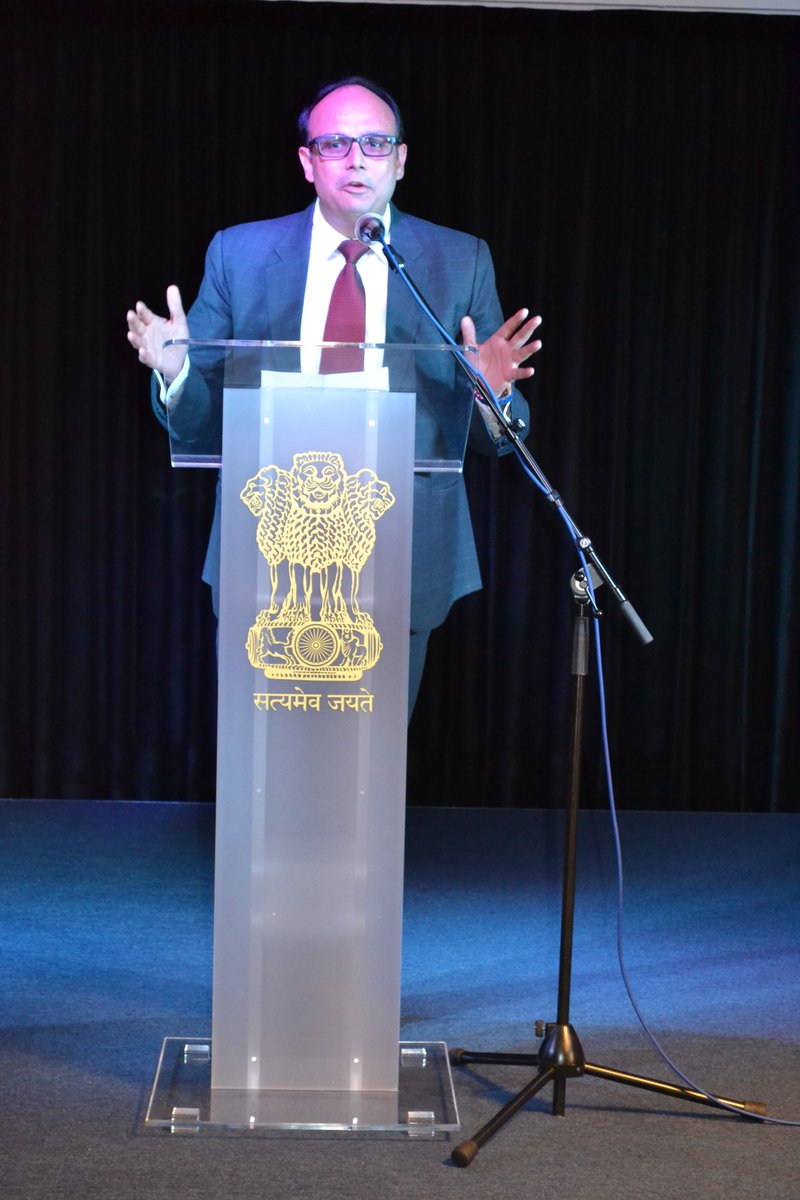 vschaturvedi's tweet photo. Addressing the event organised by Indian Embassy at The Gandhi Centre in Hague, The Netherlands : “Celebrating India's Democracy - Results of General Elections 2019”
#Indiawins #Modiwin #InvestIndia #MakeinIndia #GlobalPower #IndianEmbassy #GandhiCentre #NLIndia #ASSOCHAM #ICAI https://t.co/gEyEWx63og