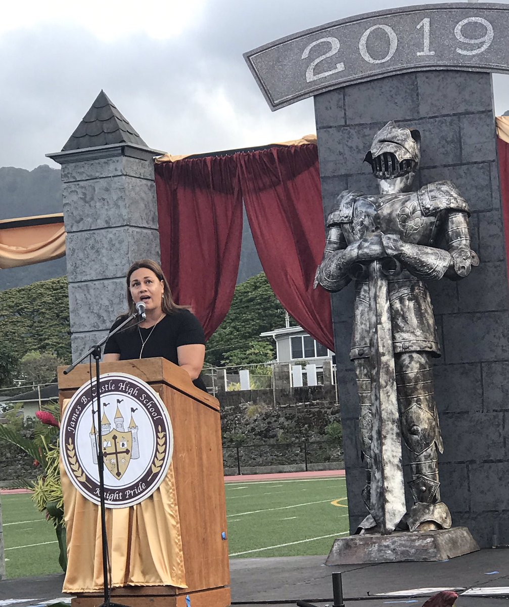 Congrats to Principal Tyrell and the Castle High School Class of 2019! Once a Knight, always a Knight!  Good Times Together!